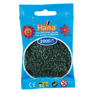 Hama 2000 Mini Bügelperlen - Ø 2,5 mm (ab 10 Jahren)  - Olivgrün