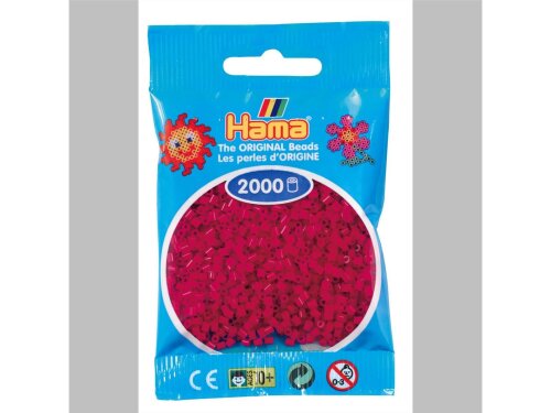 Hama 2000 Mini Bügelperlen - Ø 2,5 mm (ab 10 Jahren) - Violettrot