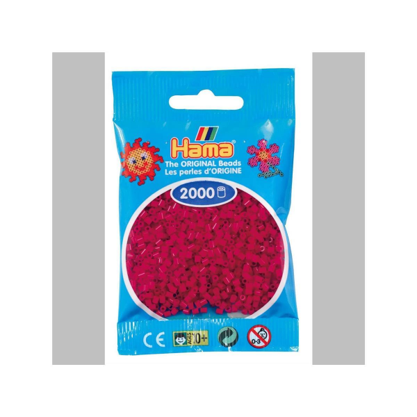 Hama 2000 Mini Bügelperlen - Ø 2,5 mm (ab 10 Jahren) - Violettrot
