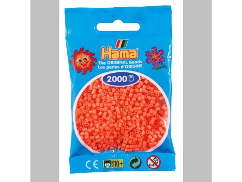 Hama 2000 Mini Bügelperlen - Ø 2,5 mm (ab 10 Jahren)  - Pastell Rot