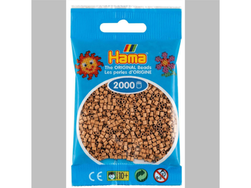 Hama 2000 Mini Bügelperlen - Ø 2,5 mm (ab 10 Jahren)  - Cappuccino