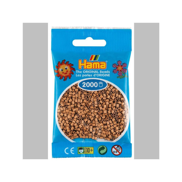 Hama 2000 Mini Bügelperlen - Ø 2,5 mm (ab 10 Jahren)  - Cappuccino