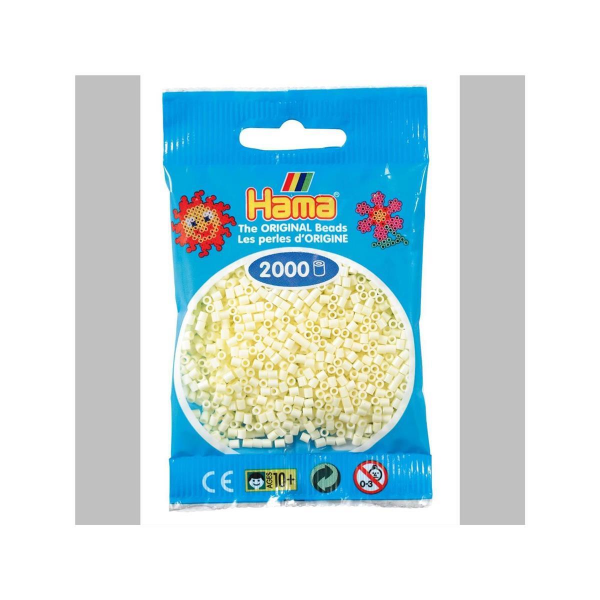Hama 2000 Mini Bügelperlen 02 - Creme