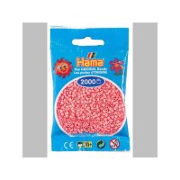 Hama 2000 Mini Bügelperlen 06 - Hellrot
