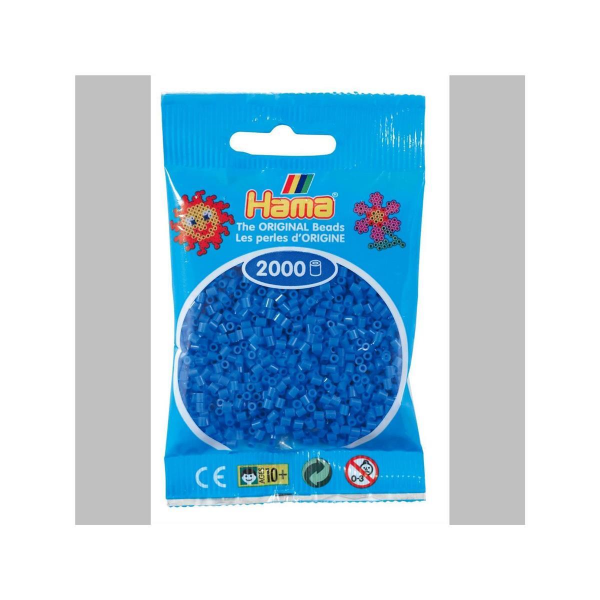 Hama 2000 Mini Bügelperlen 09 - Hellblau