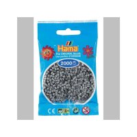 Hama 2000 Mini Bügelperlen 17 - Grau