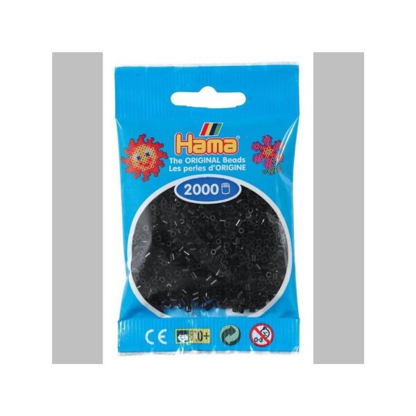 Hama 2000 Mini Bügelperlen 18 - Schwarz