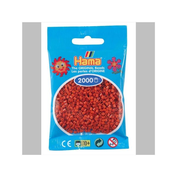 Hama 2000 Mini Bügelperlen 20 - Rotbraun