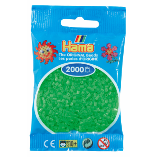 Hama 2000 Mini Bügelperlen 42 - Fluor-Grün