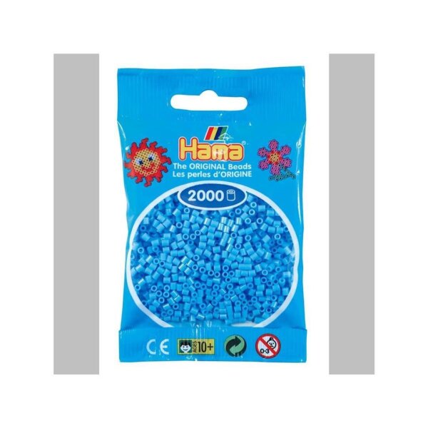 Hama 2000 Mini Bügelperlen 46 - Pastell-Blau