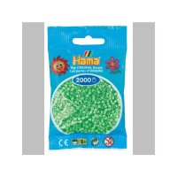 Hama 2000 Mini Bügelperlen 47 - Pastell-Grün