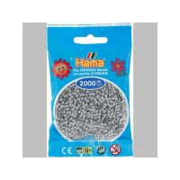 Hama 2000 Mini Bügelperlen 70 - Hellgrau