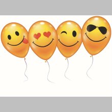 STYLEX 6 Luftballons Smiley