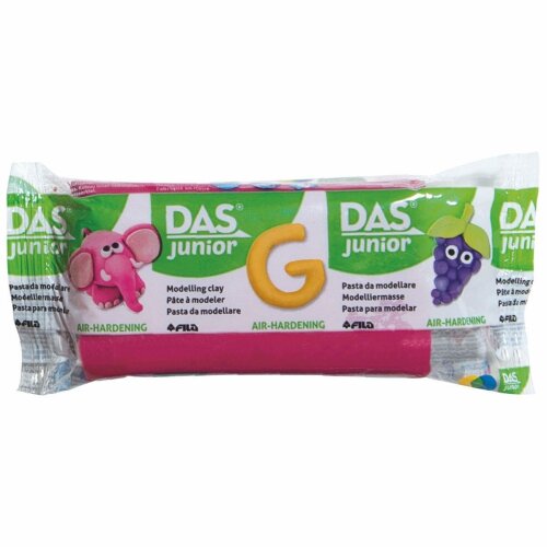 DAS Junior 100g lufttrocknende Modelliermasse, Pink