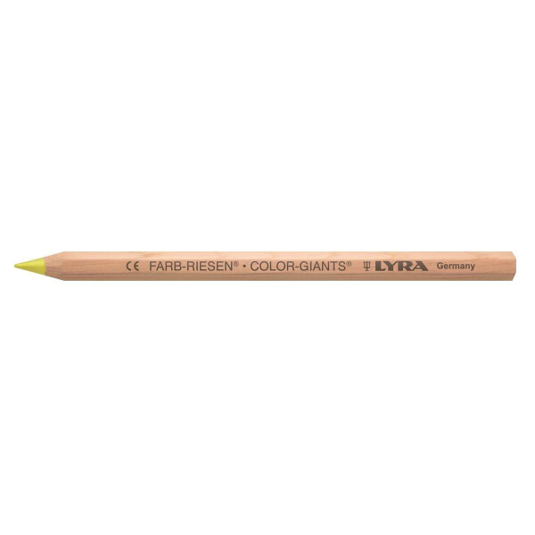 LYRA Farb-Riesen Einzelstift natur, Leuchtgelb