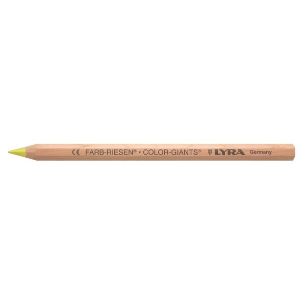 LYRA Farb-Riesen Einzelstift natur, Leuchtgelb