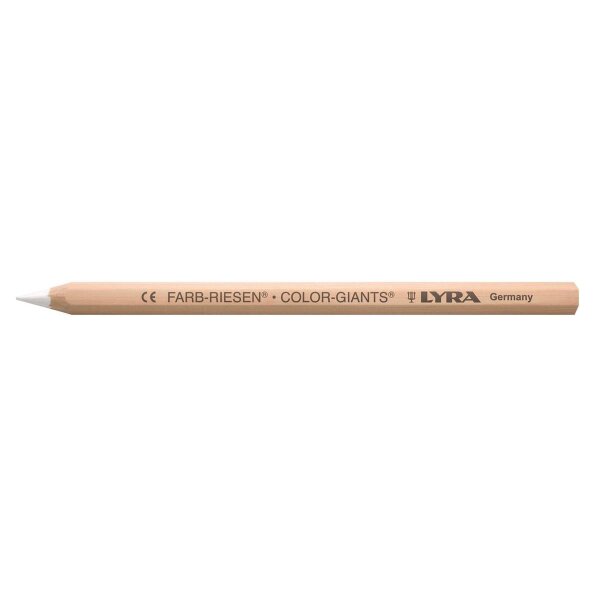 LYRA Farb-Riesen Einzelstift natur, Weiß