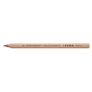 LYRA Farb-Riesen Einzelstift natur, Scharlach dunkel
