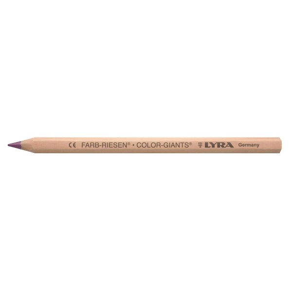 LYRA Farb-Riesen Einzelstift natur, Karmoisin