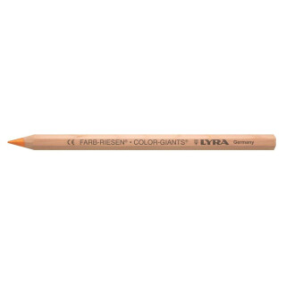 LYRA Farb-Riesen Einzelstift natur, Leuchtorange