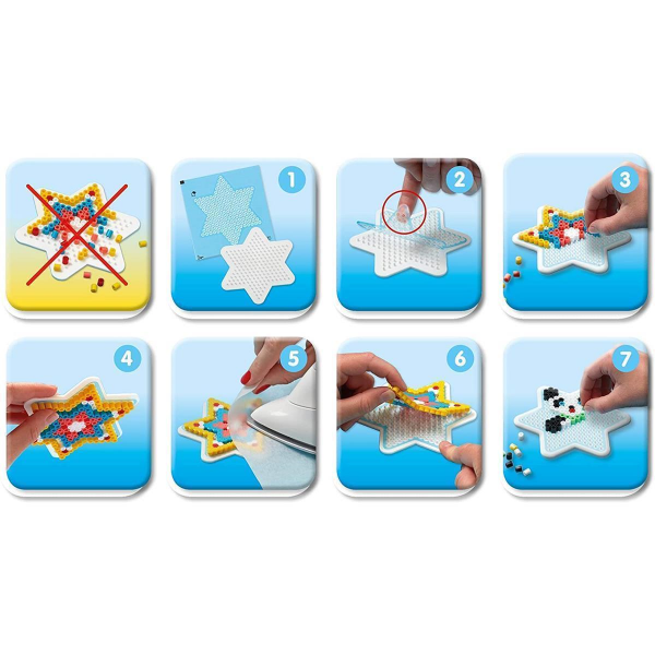 2x Hama Midi Stiftplatte 234TR - Quadrat (groß) transparent