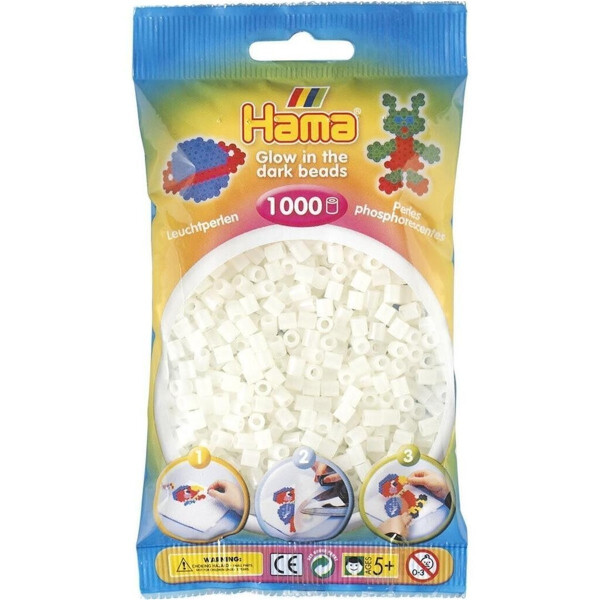 3x Hama 1000 Midi Bügelperlen - Creme