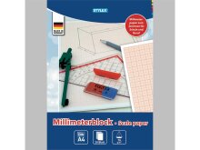 Stylex Millimeterpapier-Block DIN A4