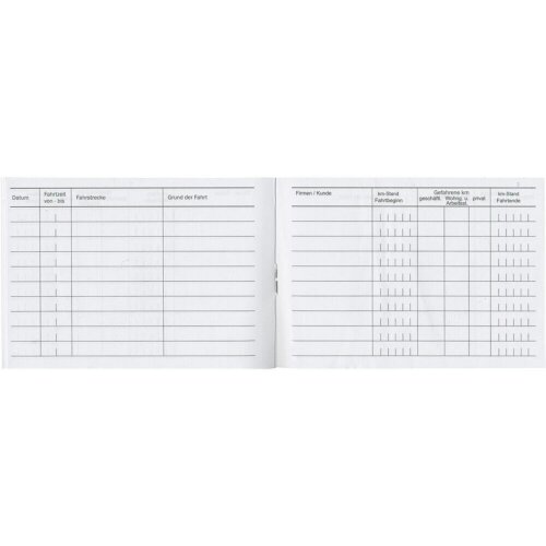 Stylex Fahrtenbuch 40 Blatt DIN A6