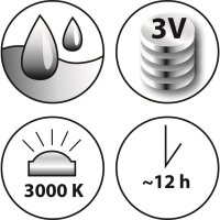 folia 2x LED Deko-Licht inkl. 4 Batterien