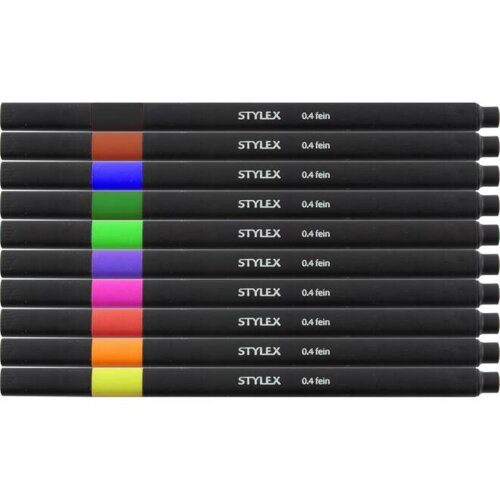 Stylex 10 Fineliner im Etui