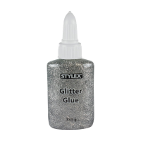Stylex Glitter Glue à 37,5g Silber