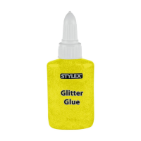 Stylex Glitter Glue à 37,5g Neon-Gelb - Ausverkauf