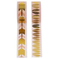 2x Stylex Deko-Klebeband Set "Hot Foil"