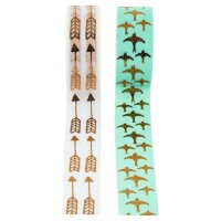 2x Stylex Deko-Klebeband Set "Hot Foil"