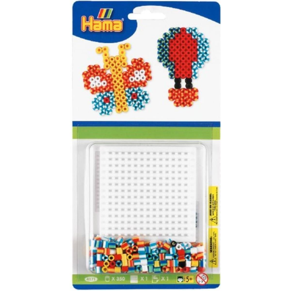 Hama Midi Bügelperlen Set Quadrat (kleine Blister-Packung)