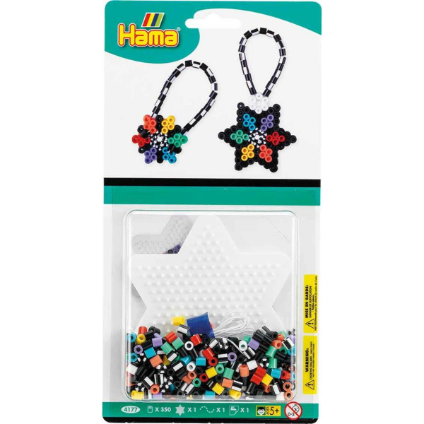 Hama Midi Bügelperlen Set Stern (kleine Blister-Packung)