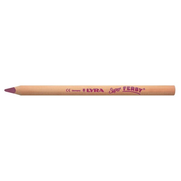 LYRA Super FERBY Einzelstift natur, Karmoisin