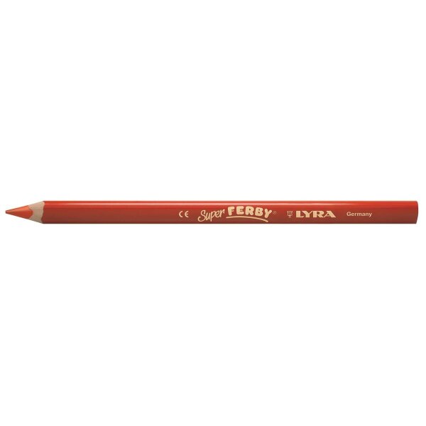 LYRA Super FERBY Einzelstift lackiert, Scharlach dunkel