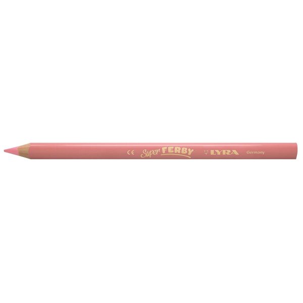 LYRA Super FERBY Einzelstift lackiert, Krapplackrosa
