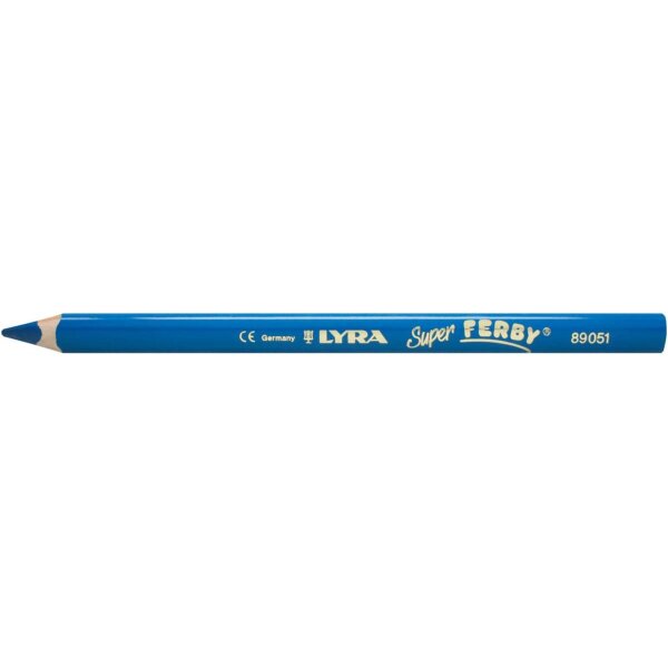 LYRA Super FERBY Einzelstift lackiert, Pfauenblau
