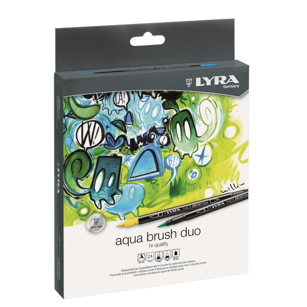 LYRA 24 AQUA BRUSH Duo Fasermaler