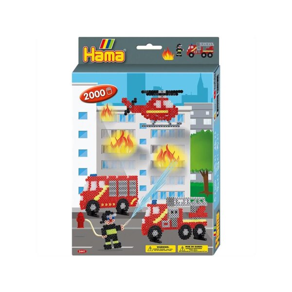 Hama Midi Bügelperlen Set Feuerwehr