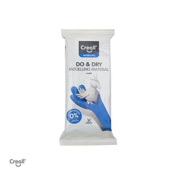 Creall Do&Dry Weiß 500g Lufthärtende Modelliermasse