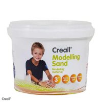 Creall Modelliersand 5000g Eimer natur/weiß