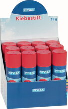 STYLEX Großer Klebestift 35g, 12er Pack