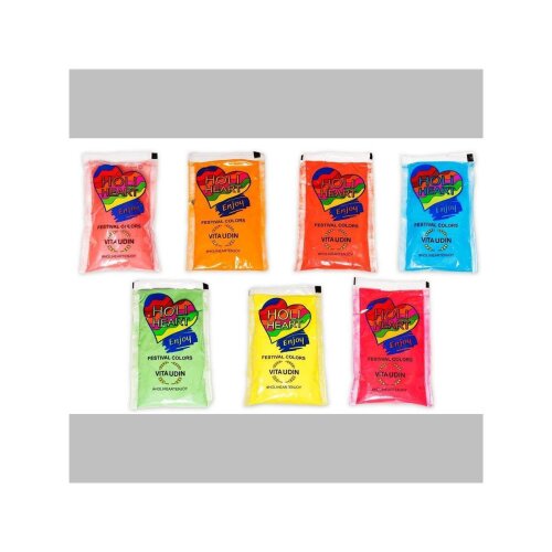 HOLI HEART Enjoy Festival Pulver 120g, 7 Farben