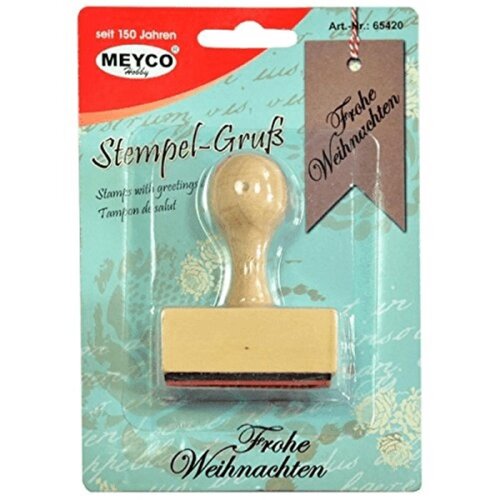 Meyco Motiv-Stempel "Frohe Weihnachten" 50 x 18 mm