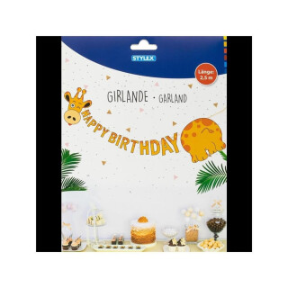 Stylex Buchstabenkette Girlande Happy Birthday - Auswahl
