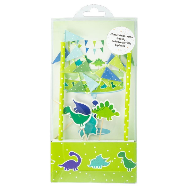 STYLEX 6-tlg. Torten-Dekorations-Set, Dinosaurier - Ausverkauf
