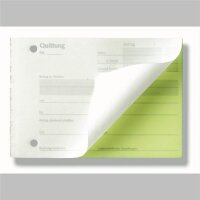 2x Stylex Quittungsblock 2x40 Blatt DIN A6...
